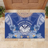 Marshall Islands Jemenei Day Rubber Doormat Polynesian Tribal Tattoo Seashell Necklace