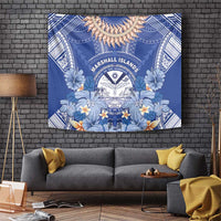 Marshall Islands Jemenei Day Tapestry Polynesian Tribal Tattoo Seashell Necklace