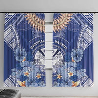Marshall Islands Jemenei Day Window Curtain Polynesian Tribal Tattoo Seashell Necklace