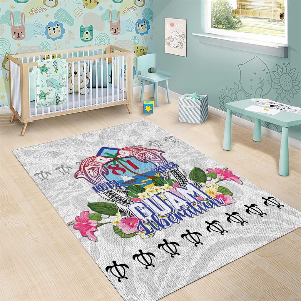 Guam Chamorro Liberation Day Area Rug 81st Anniversary LT05