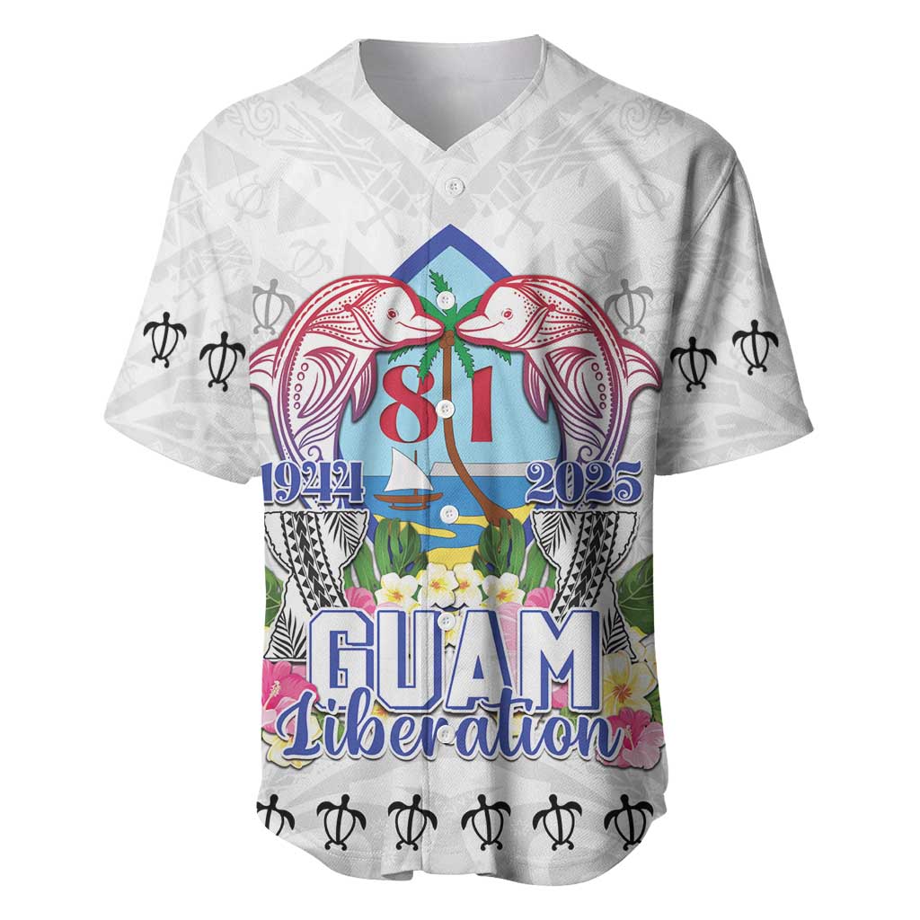 Guam Chamorro Liberation Day Baseball Jersey 80th Anniversary