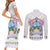 Guam Chamorro Liberation Day Couples Matching Short Sleeve Bodycon Dress and Long Sleeve Button Shirt 81st Anniversary LT05