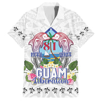 Guam Chamorro Liberation Day Family Matching Off Shoulder Short Dress and Hawaiian Shirt 81st Anniversary LT05