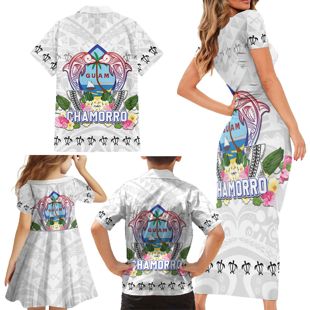 Guam Chamorro Liberation Day Family Matching Short Sleeve Bodycon Dress and Hawaiian Shirt 82nd Anniversary LT05 - Polynesian Pride