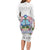 Guam Chamorro Liberation Day Long Sleeve Bodycon Dress 81st Anniversary LT05