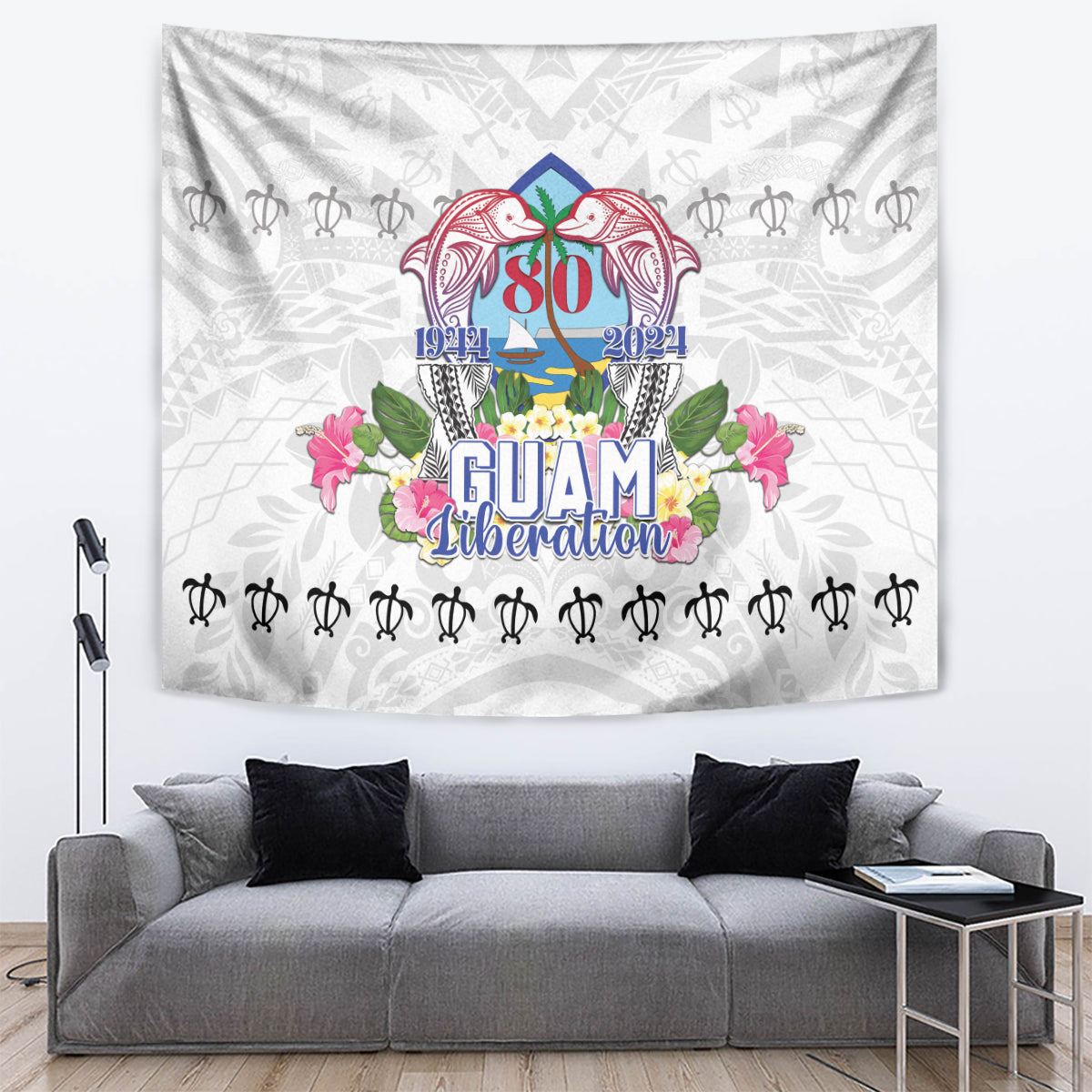 Guam Chamorro Liberation Day Tapestry 80th Anniversary