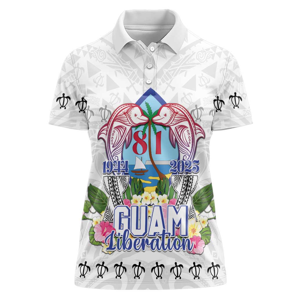 Guam Chamorro Liberation Day Women Polo Shirt 80th Anniversary