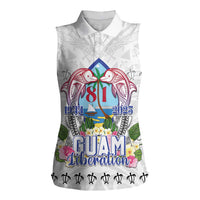 Guam Chamorro Liberation Day Women Sleeveless Polo Shirt 81st Anniversary LT05