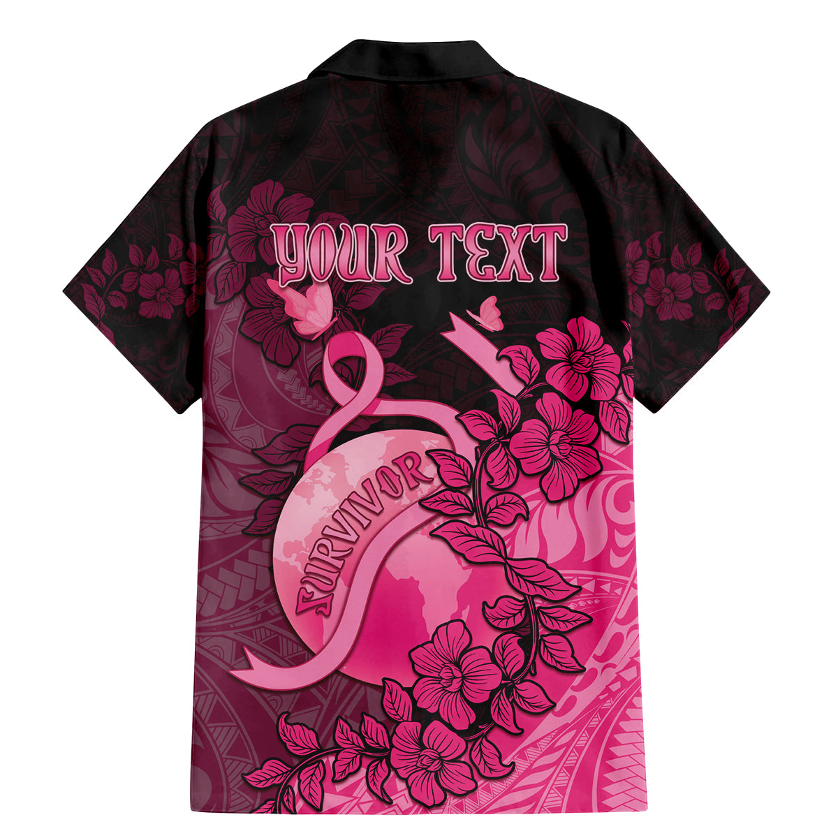 Personalised Cancer Fighter Family Matching Mermaid Dress and Hawaiian Shirt I Beat Cancer