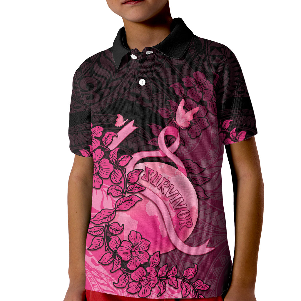 Personalised Cancer Fighter Kid Polo Shirt I Beat Cancer