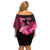 Personalised Cancer Fighter Off Shoulder Short Dress I Beat Cancer