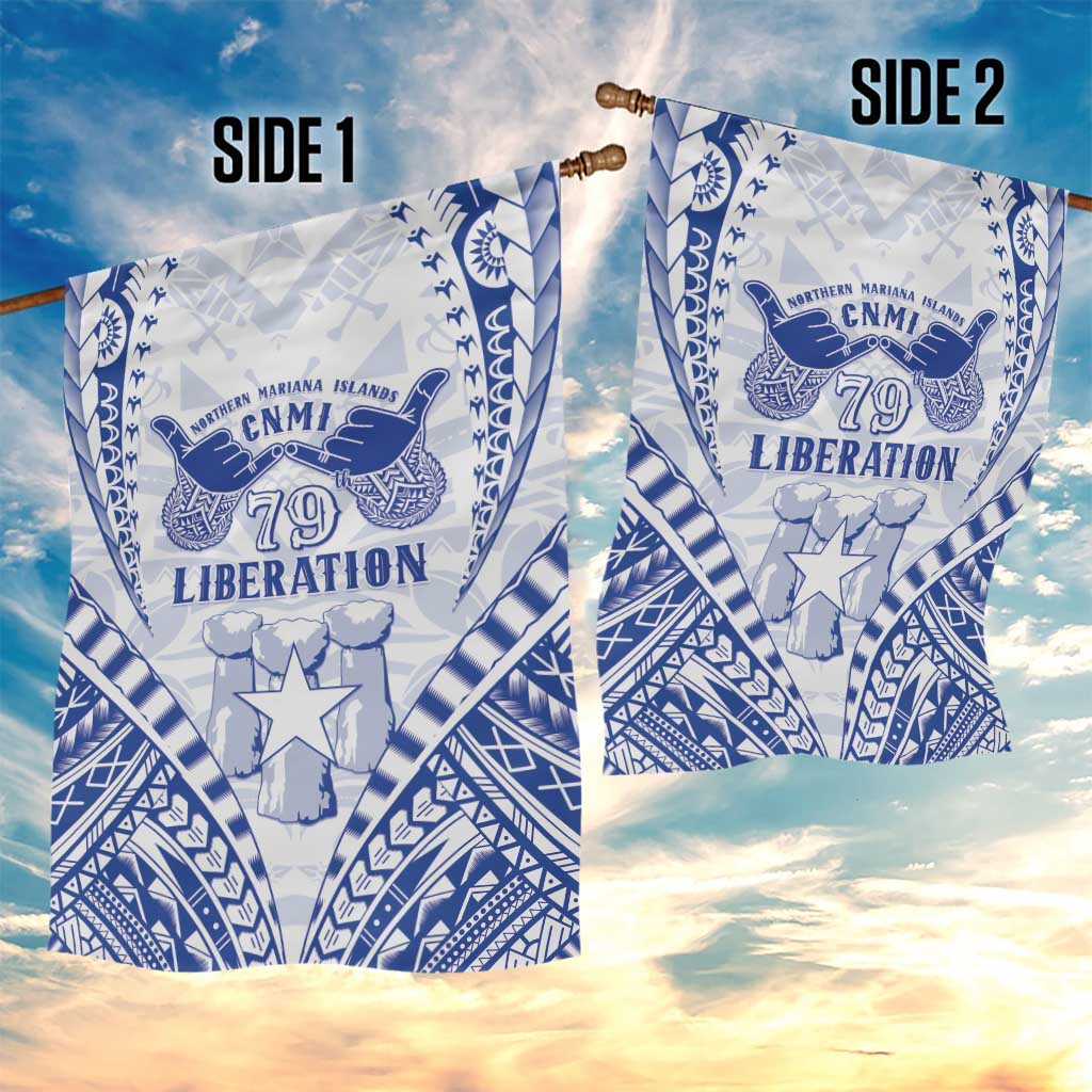 Northern Mariana Islands Liberation Day Garden Flag 79th Anniversary