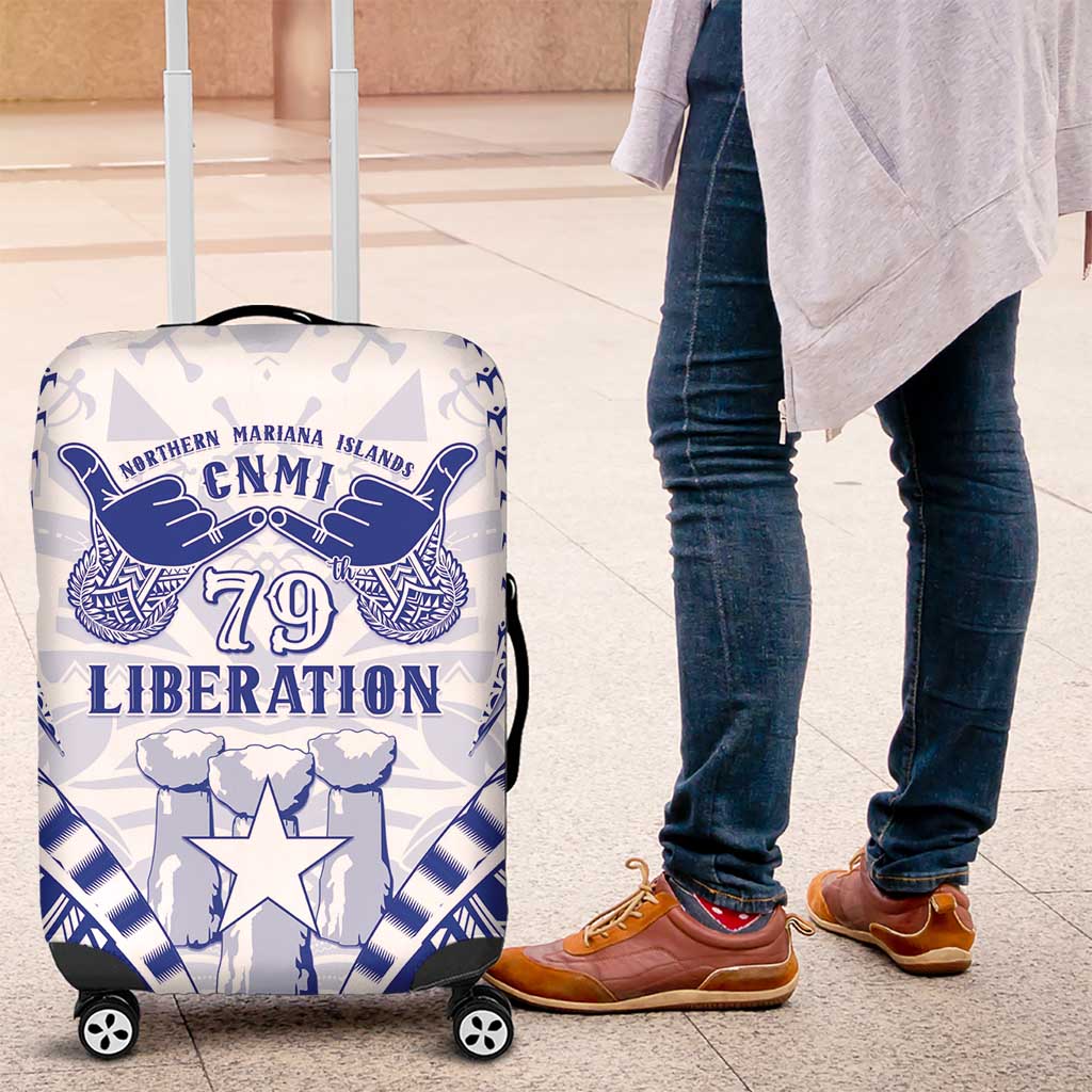 Northern Mariana Islands Liberation Day Luggage Cover 79th Anniversary