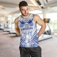 Northern Mariana Islands Liberation Day Men Tank Top 79th Anniversary LT05 Blue - Polynesian Pride