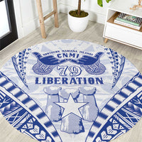Northern Mariana Islands Liberation Day Round Carpet 79th Anniversary