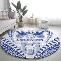 Northern Mariana Islands Liberation Day Round Carpet 79th Anniversary