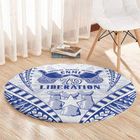 Northern Mariana Islands Liberation Day Round Carpet 79th Anniversary