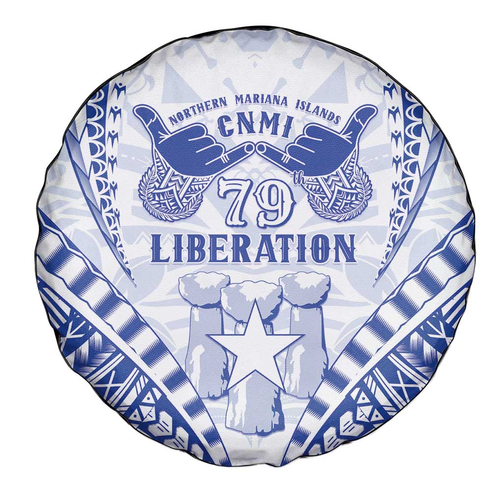Northern Mariana Islands Liberation Day Spare Tire Cover 79th Anniversary