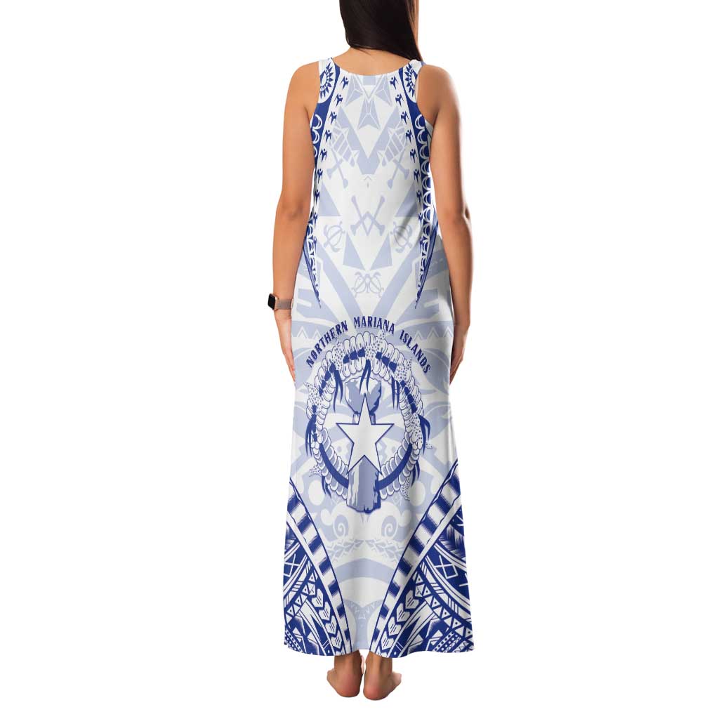 Northern Mariana Islands Liberation Day Tank Maxi Dress 79th Anniversary