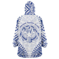 Northern Mariana Islands Liberation Day Wearable Blanket Hoodie 79th Anniversary LT05 - Polynesian Pride