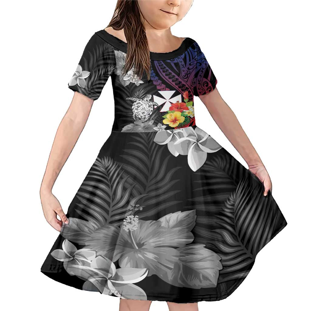 Wallis and Futuna Bastille Day Family Matching Mermaid Dress and Hawaiian Shirt Tropical Turtle Hibiscus Polynesian Pattern