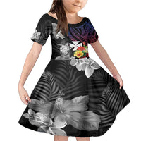 Wallis and Futuna Bastille Day Family Matching Mermaid Dress and Hawaiian Shirt Tropical Turtle Hibiscus Polynesian Pattern