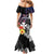 Wallis and Futuna Bastille Day Family Matching Mermaid Dress and Hawaiian Shirt Tropical Turtle Hibiscus Polynesian Pattern