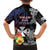 Wallis and Futuna Bastille Day Family Matching Puletasi and Hawaiian Shirt Tropical Turtle Hibiscus Polynesian Pattern