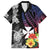 Wallis and Futuna Bastille Day Family Matching Tank Maxi Dress and Hawaiian Shirt Tropical Turtle Hibiscus Polynesian Pattern