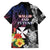 Wallis and Futuna Bastille Day Family Matching Tank Maxi Dress and Hawaiian Shirt Tropical Turtle Hibiscus Polynesian Pattern