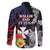 Wallis and Futuna Bastille Day Family Matching Tank Maxi Dress and Hawaiian Shirt Tropical Turtle Hibiscus Polynesian Pattern