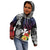 Wallis and Futuna Bastille Day Kid Hoodie Tropical Turtle Hibiscus Polynesian Pattern