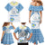 Personalised Palau Constitution Day Family Matching Mermaid Dress and Hawaiian Shirt Polynesian Turtle