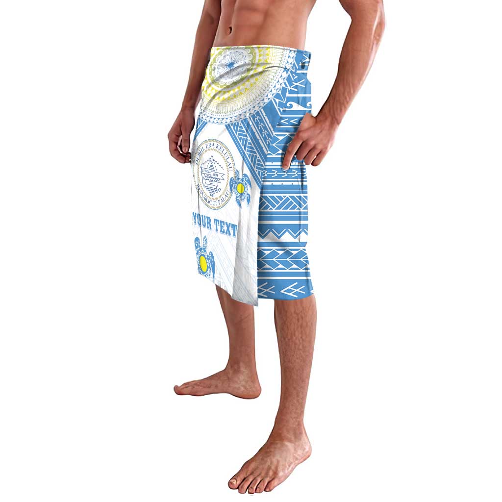 Personalised Palau Constitution Day Lavalava Polynesian Turtle