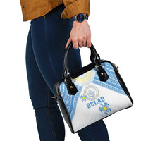 Palau Constitution Day Shoulder Handbag Polynesian Turtle