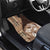 Samoa Siapo Elegant Car Mats Hibiscus Chocolate Brown Motifs - Polynesian Pride