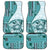 Samoa Siapo Elegant Car Mats Hibiscus Teal Motifs - Polynesian Pride