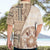 Samoa Siapo Elegant Hawaiian Shirt Hibiscus Beige Motifs - Polynesian Pride