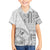 Samoa Siapo Elegant Family Matching Summer Maxi Dress and Hawaiian Shirt Hibiscus White Motifs - Polynesian Pride