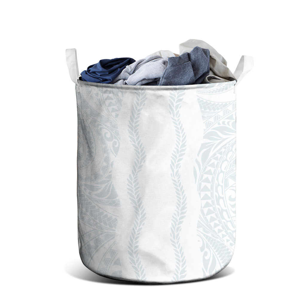 Samoa Lotu Tamaiti Laundry Basket Teuila With Tribal Motifs