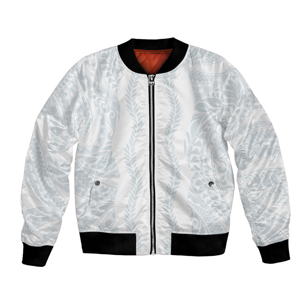 Samoa Lotu Tamaiti Bomber Jacket Teuila With Tribal Motifs