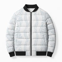 Samoa Lotu Tamaiti Bomber Puffer Jacket Teuila With Tribal Motifs