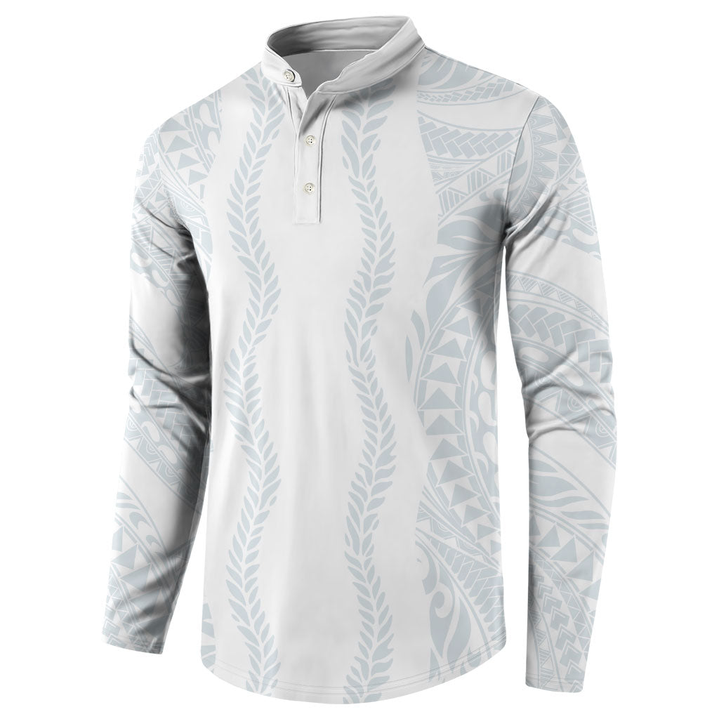 Samoa Lotu Tamaiti Button Sweatshirt Teuila With Tribal Motifs