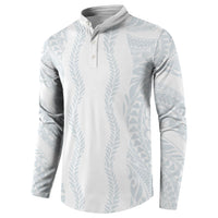 Samoa Lotu Tamaiti Button Sweatshirt Teuila With Tribal Motifs