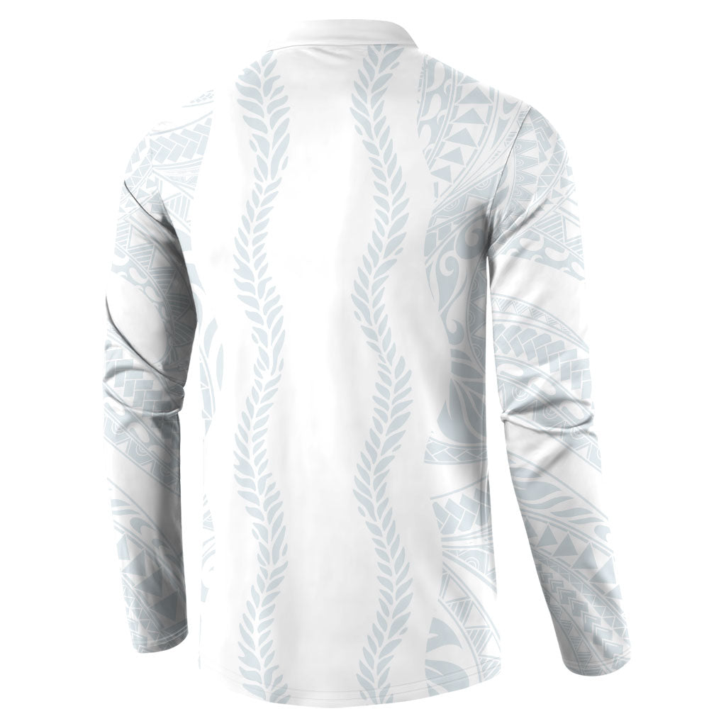 Samoa Lotu Tamaiti Button Sweatshirt Teuila With Tribal Motifs