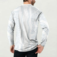 Samoa Lotu Tamaiti Button Sweatshirt Teuila With Tribal Motifs