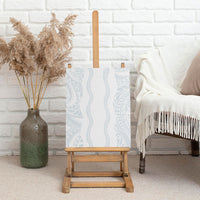 Samoa Lotu Tamaiti Canvas Wall Art Teuila With Tribal Motifs