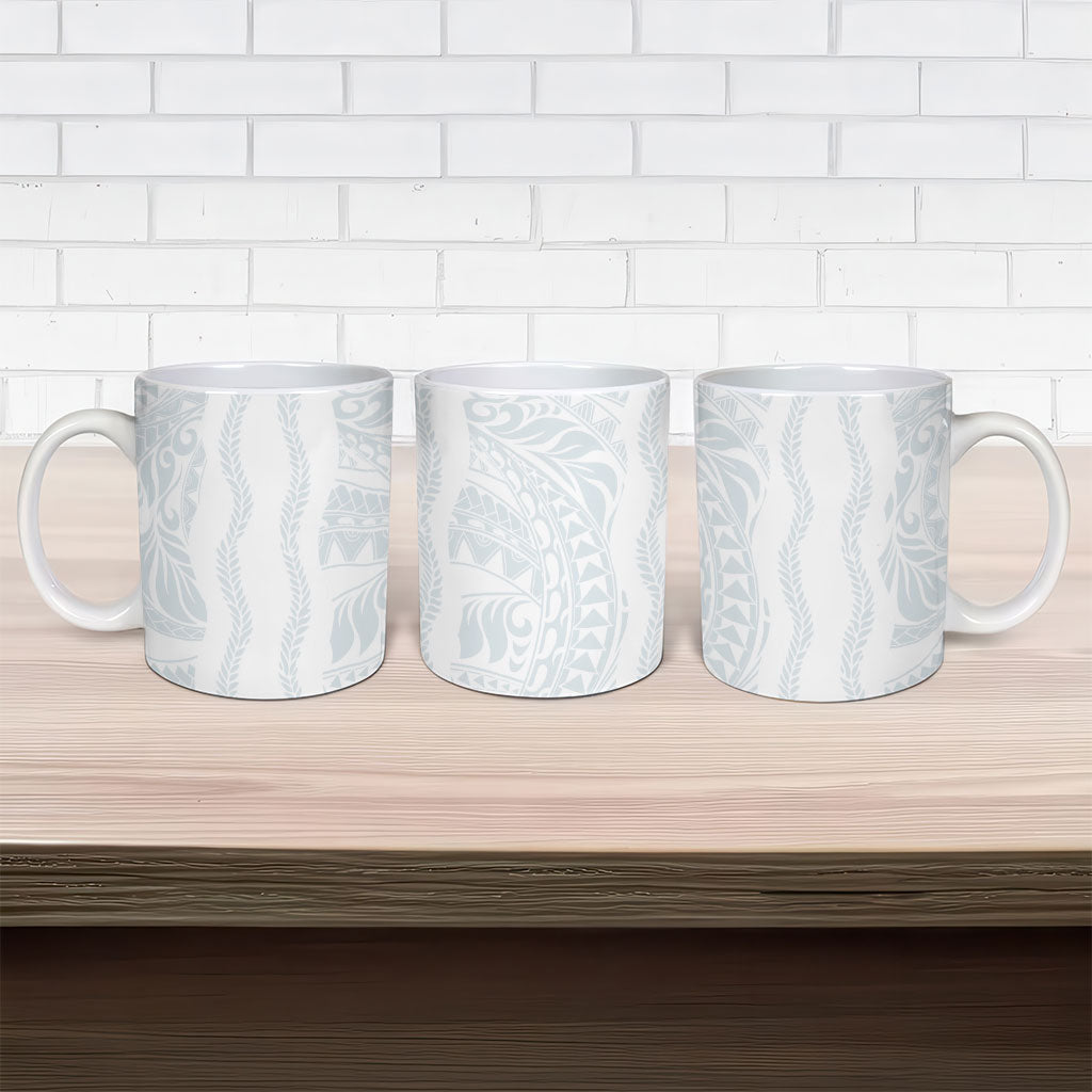 Samoa Lotu Tamaiti Ceramic Mug Teuila With Tribal Motifs