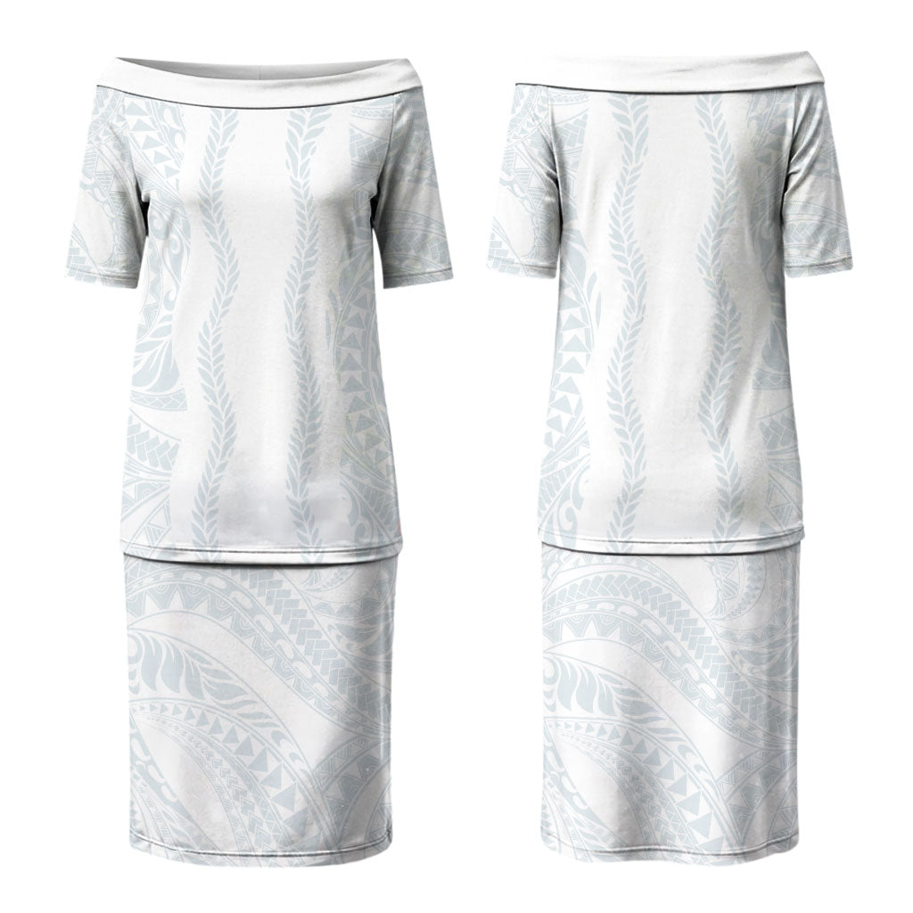 Samoa Lotu Tamaiti Couples Matching Puletasi and Hawaiian Shirt Teuila With Tribal Motifs