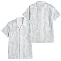 Samoa Lotu Tamaiti Family Matching Off The Shoulder Long Sleeve Dress and Hawaiian Shirt Teuila With Tribal Motifs